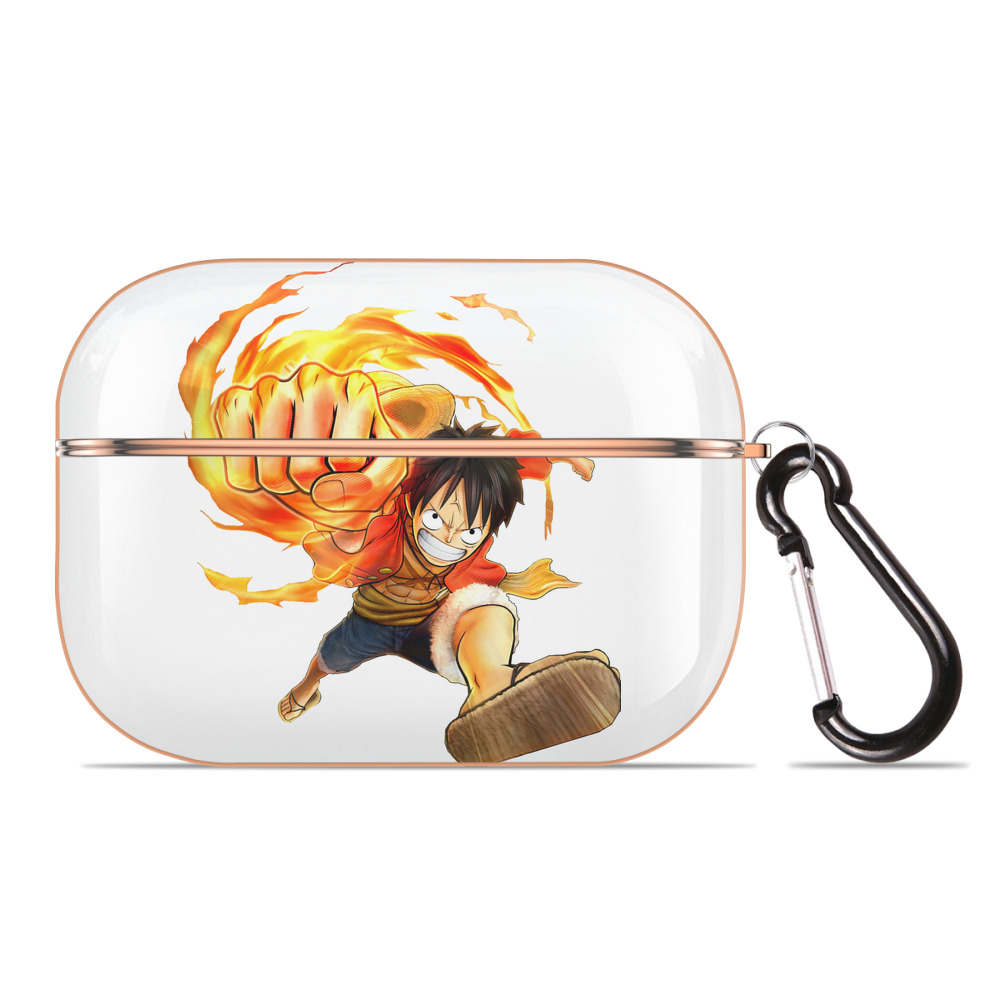 ワンピース モンキー・D・ルフィ ONE PIECE Monkey D. Luffy 【AirPods Pro用】ハードシェル保護ケース｜耐衝撃・防指紋・カラビナ付き商品仕様