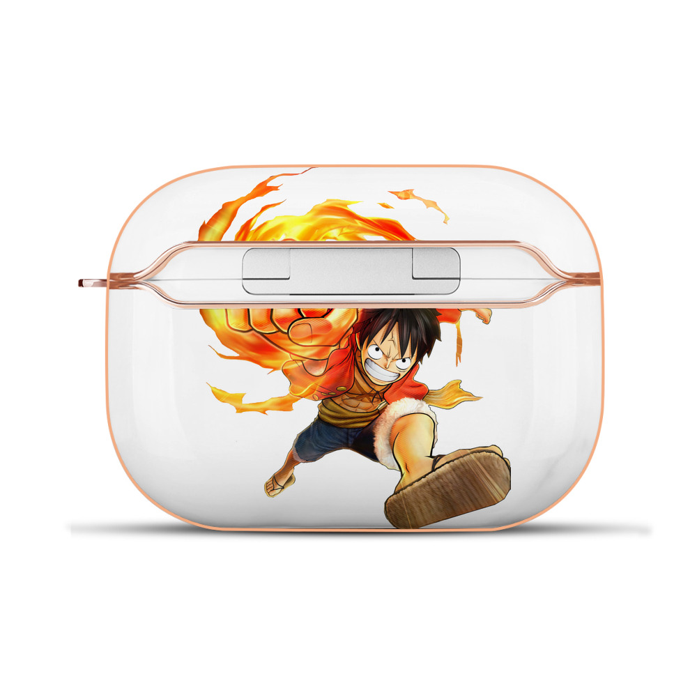 ワンピース モンキー・D・ルフィ ONE PIECE Monkey D. Luffy 【AirPods Pro用】ハードシェル保護ケース｜耐衝撃・防指紋・カラビナ付き商品仕様