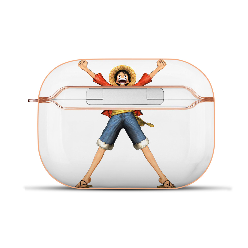 ワンピース モンキー・D・ルフィ ONE PIECE Monkey D. Luffy 【AirPods Pro用】ハードシェル保護ケース｜耐衝撃・防指紋・カラビナ付き商品仕様