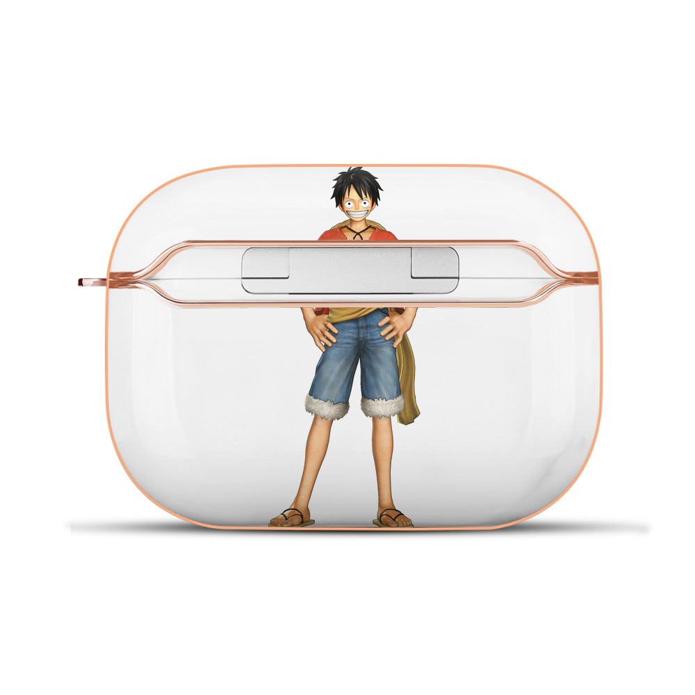 ワンピース モンキー・D・ルフィ ONE PIECE Monkey D. Luffy 【AirPods Pro用】ハードシェル保護ケース｜耐衝撃・防指紋・カラビナ付き商品仕様