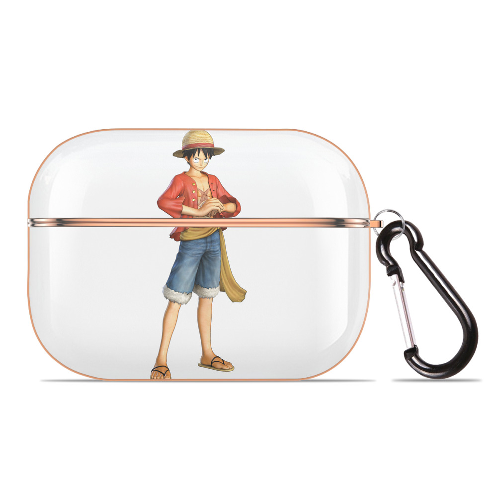 ワンピース モンキー・D・ルフィ ONE PIECE Monkey D. Luffy 【AirPods Pro用】ハードシェル保護ケース｜耐衝撃・防指紋・カラビナ付き商品仕様