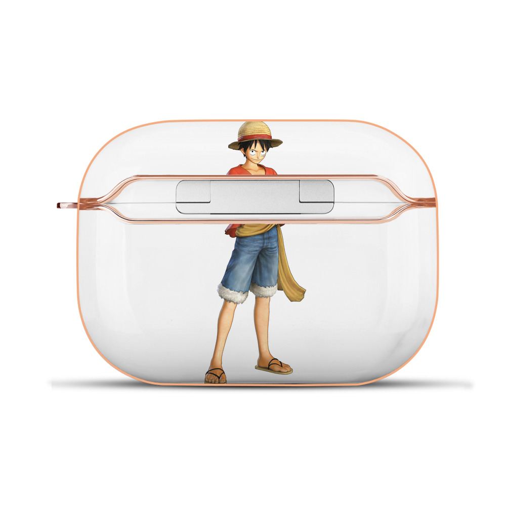 ワンピース モンキー・D・ルフィ ONE PIECE Monkey D. Luffy 【AirPods Pro用】ハードシェル保護ケース｜耐衝撃・防指紋・カラビナ付き商品仕様