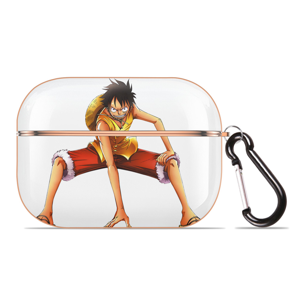ワンピース モンキー・D・ルフィ ONE PIECE Monkey D. Luffy 【AirPods Pro用】ハードシェル保護ケース｜耐衝撃・防指紋・カラビナ付き商品仕様