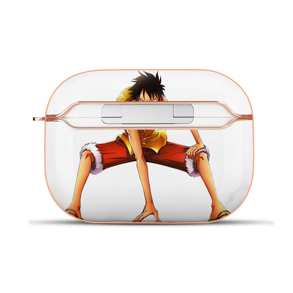 ワンピース モンキー・D・ルフィ ONE PIECE Monkey D. Luffy 【AirPods Pro用】ハードシェル保護ケース｜耐衝撃・防指紋・カラビナ付き商品仕様