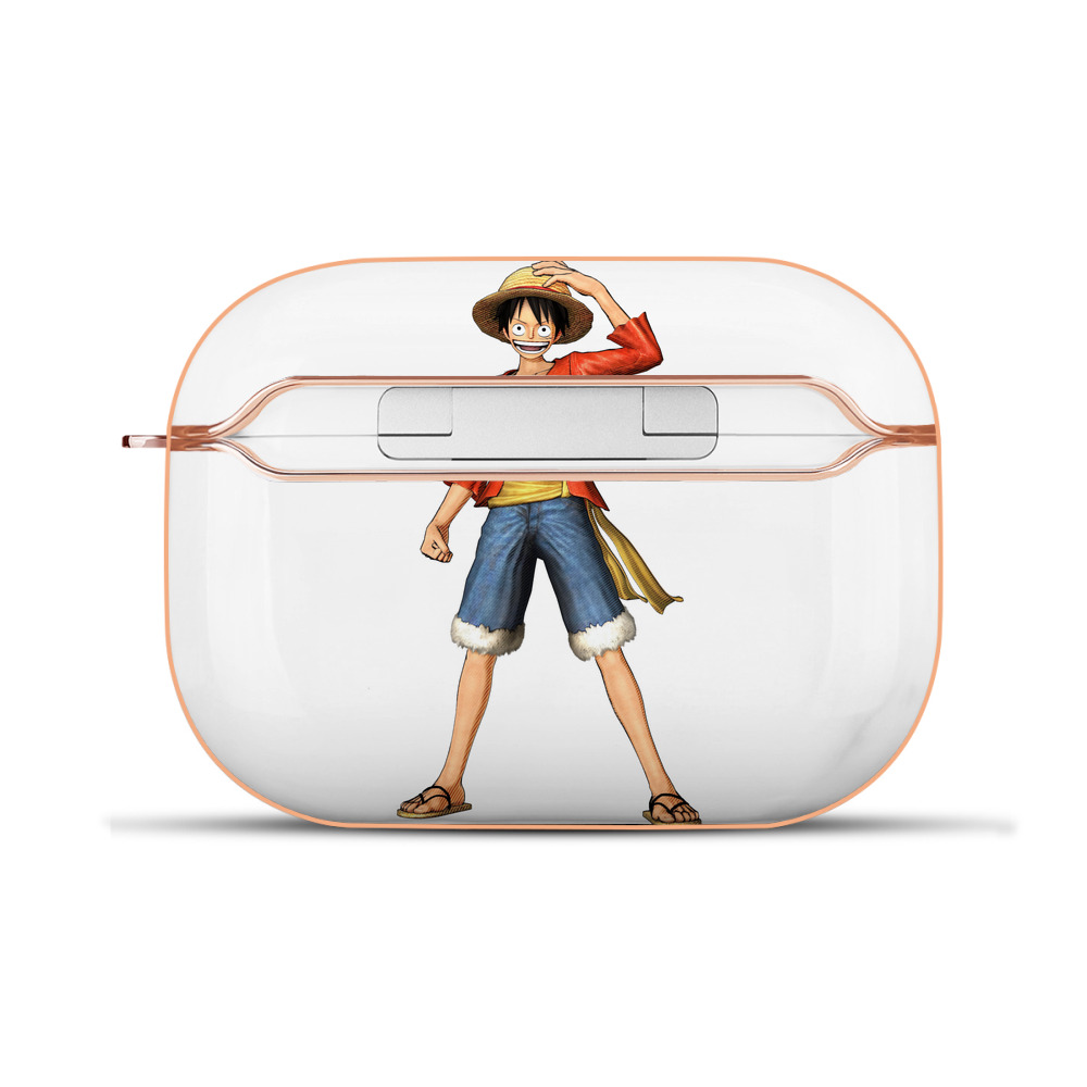 ワンピース モンキー・D・ルフィ ONE PIECE Monkey D. Luffy 【AirPods Pro用】ハードシェル保護ケース｜耐衝撃・防指紋・カラビナ付き商品仕様