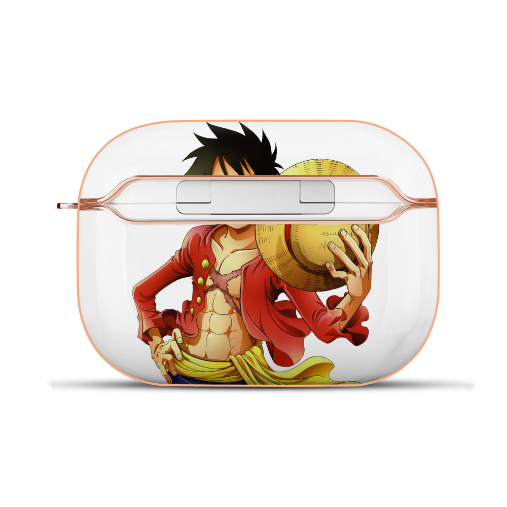 ワンピース モンキー・D・ルフィ ONE PIECE Monkey D. Luffy 【AirPods Pro用】ハードシェル保護ケース｜耐衝撃・防指紋・カラビナ付き商品仕様