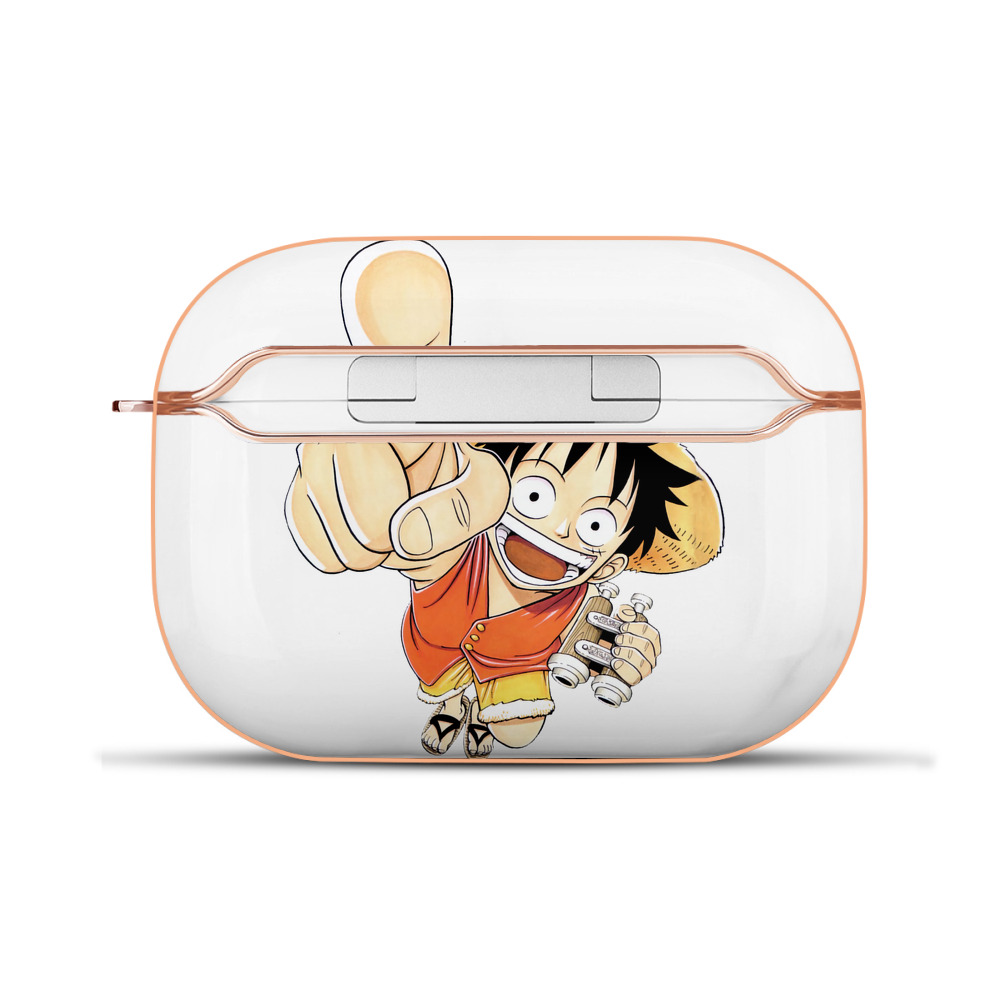 ワンピース モンキー・D・ルフィ ONE PIECE Monkey D. Luffy 【AirPods Pro用】ハードシェル保護ケース｜耐衝撃・防指紋・カラビナ付き商品仕様