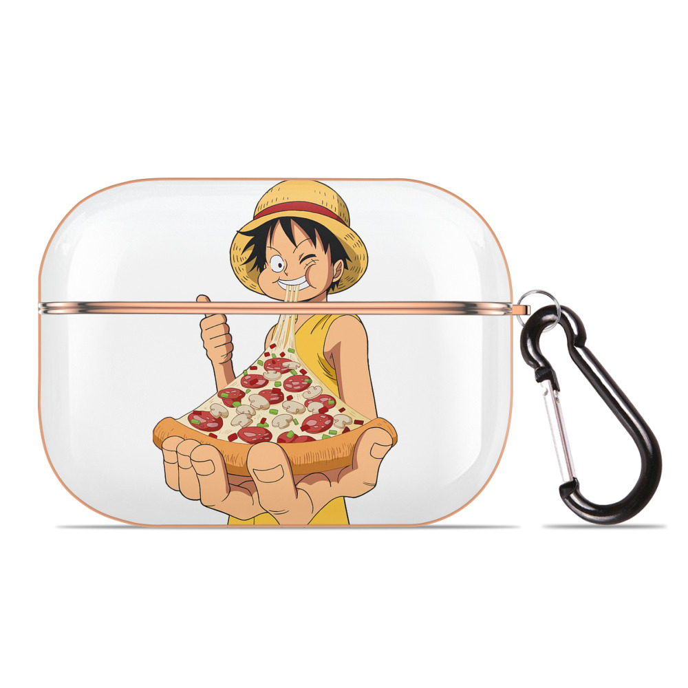 ワンピース モンキー・D・ルフィ ONE PIECE Monkey D. Luffy 【AirPods Pro用】ハードシェル保護ケース｜耐衝撃・防指紋・カラビナ付き商品仕様