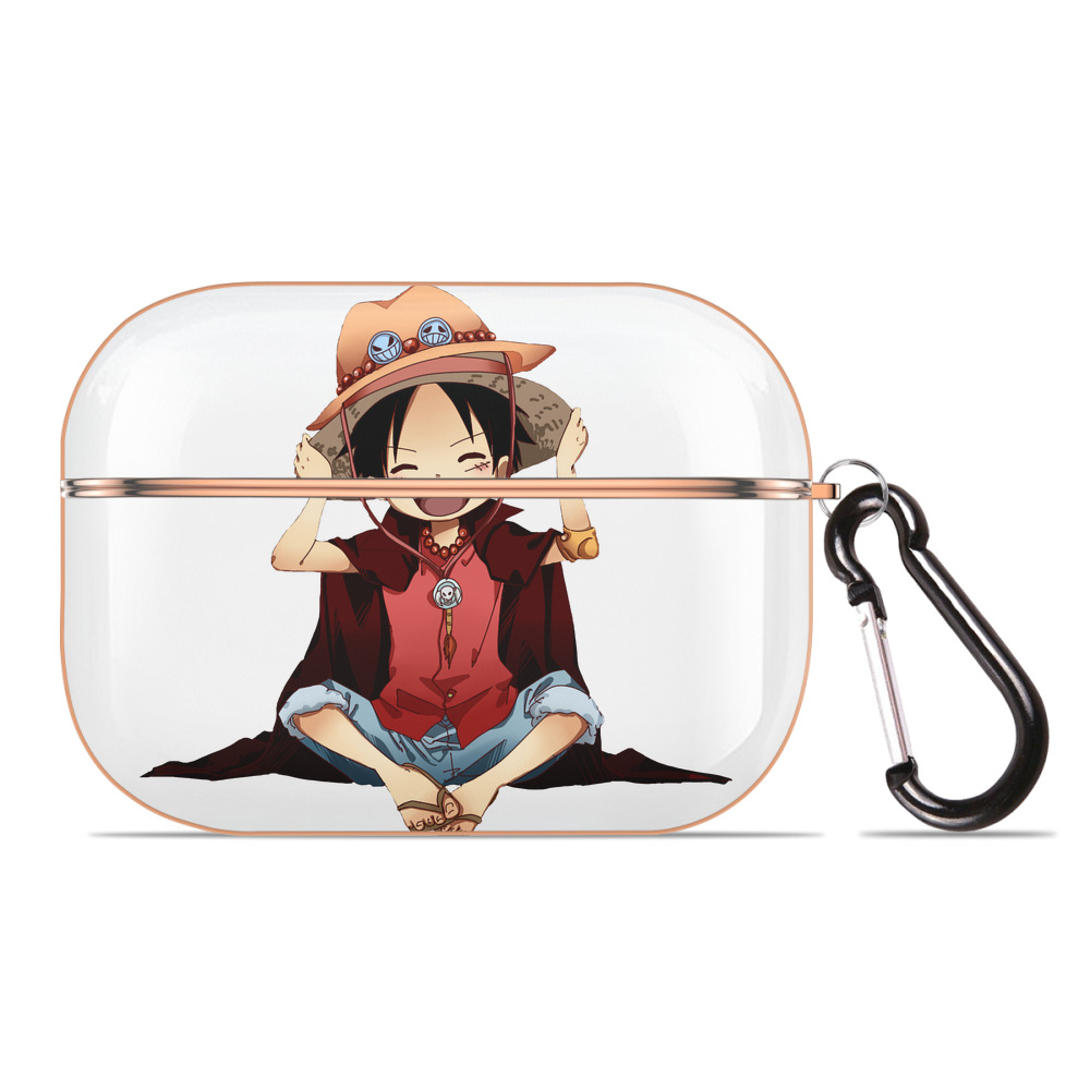 ワンピース モンキー・D・ルフィ ONE PIECE Monkey D. Luffy 【AirPods Pro用】ハードシェル保護ケース｜耐衝撃・防指紋・カラビナ付き商品仕様