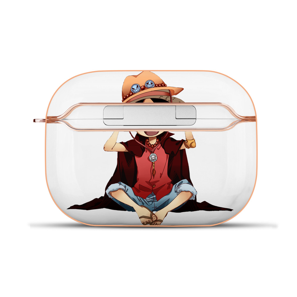 ワンピース モンキー・D・ルフィ ONE PIECE Monkey D. Luffy 【AirPods Pro用】ハードシェル保護ケース｜耐衝撃・防指紋・カラビナ付き商品仕様