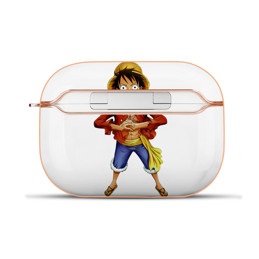 ワンピース モンキー・D・ルフィ ONE PIECE Monkey D. Luffy 【AirPods Pro用】ハードシェル保護ケース｜耐衝撃・防指紋・カラビナ付き商品仕様