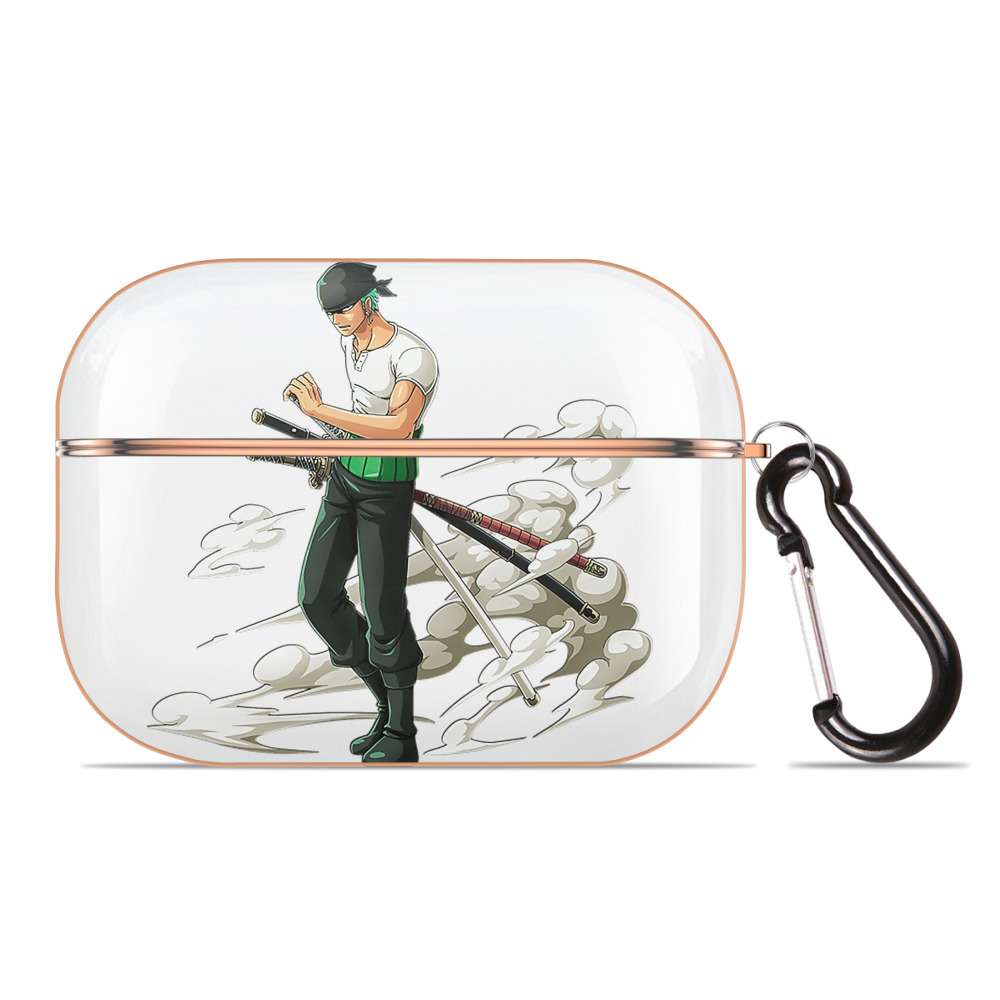 ワンピース ロロノア・ゾロ ONE PIECE Roronoa Zoro 【AirPods Pro用】ハードシェル保護ケース｜耐衝撃・防指紋・カラビナ付き商品仕様