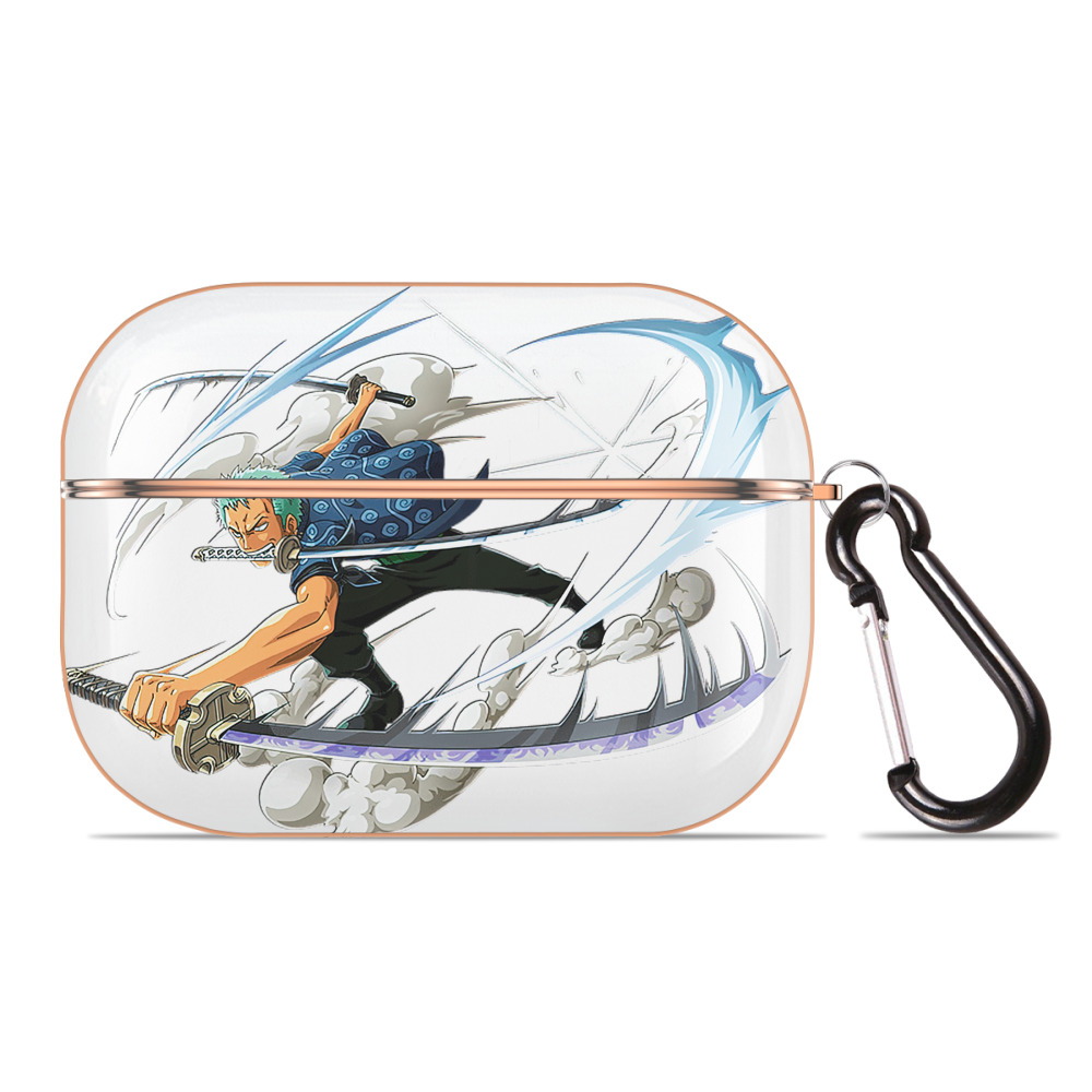 ワンピース ロロノア・ゾロ ONE PIECE Roronoa Zoro 【AirPods Pro用】ハードシェル保護ケース｜耐衝撃・防指紋・カラビナ付き商品仕様