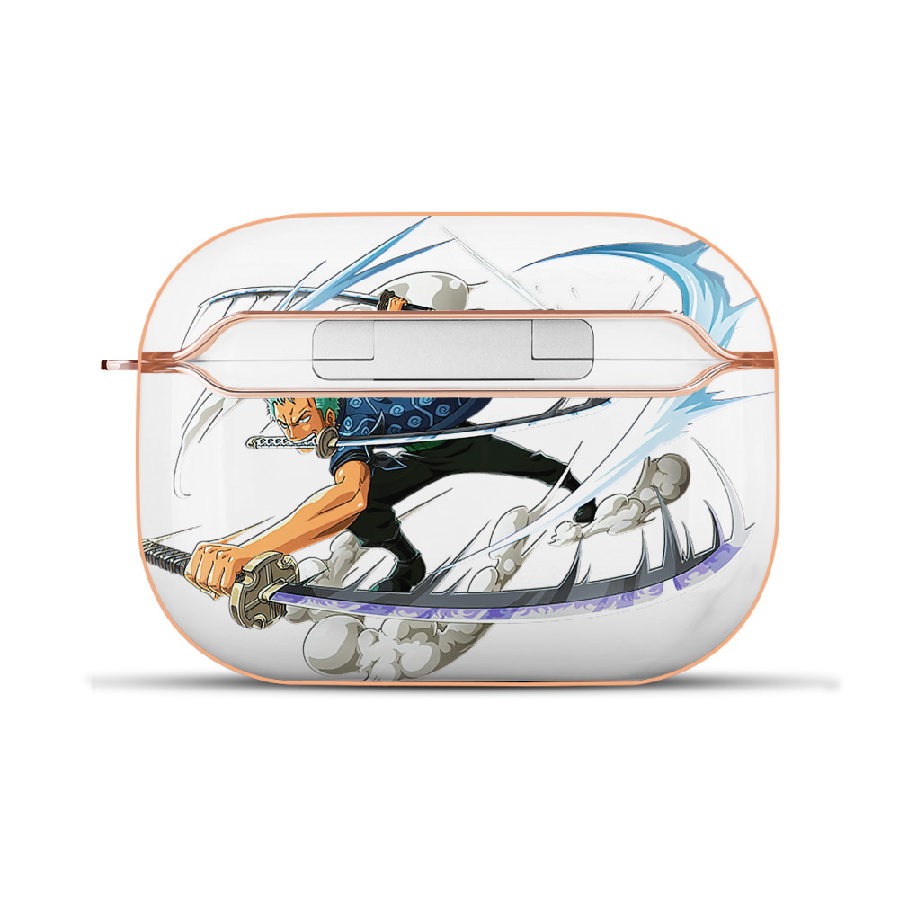 ワンピース ロロノア・ゾロ ONE PIECE Roronoa Zoro 【AirPods Pro用】ハードシェル保護ケース｜耐衝撃・防指紋・カラビナ付き商品仕様