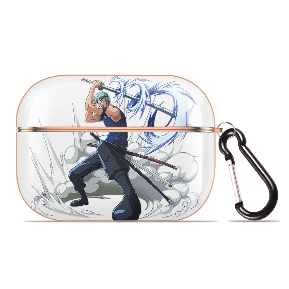 ワンピース ロロノア・ゾロ ONE PIECE Roronoa Zoro 【AirPods Pro用】ハードシェル保護ケース｜耐衝撃・防指紋・カラビナ付き商品仕様