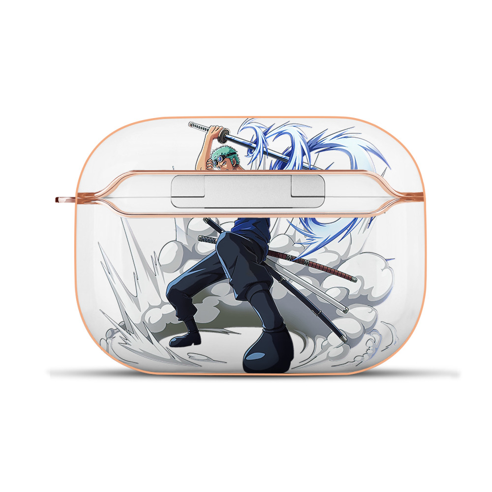 ワンピース ロロノア・ゾロ ONE PIECE Roronoa Zoro 【AirPods Pro用】ハードシェル保護ケース｜耐衝撃・防指紋・カラビナ付き商品仕様