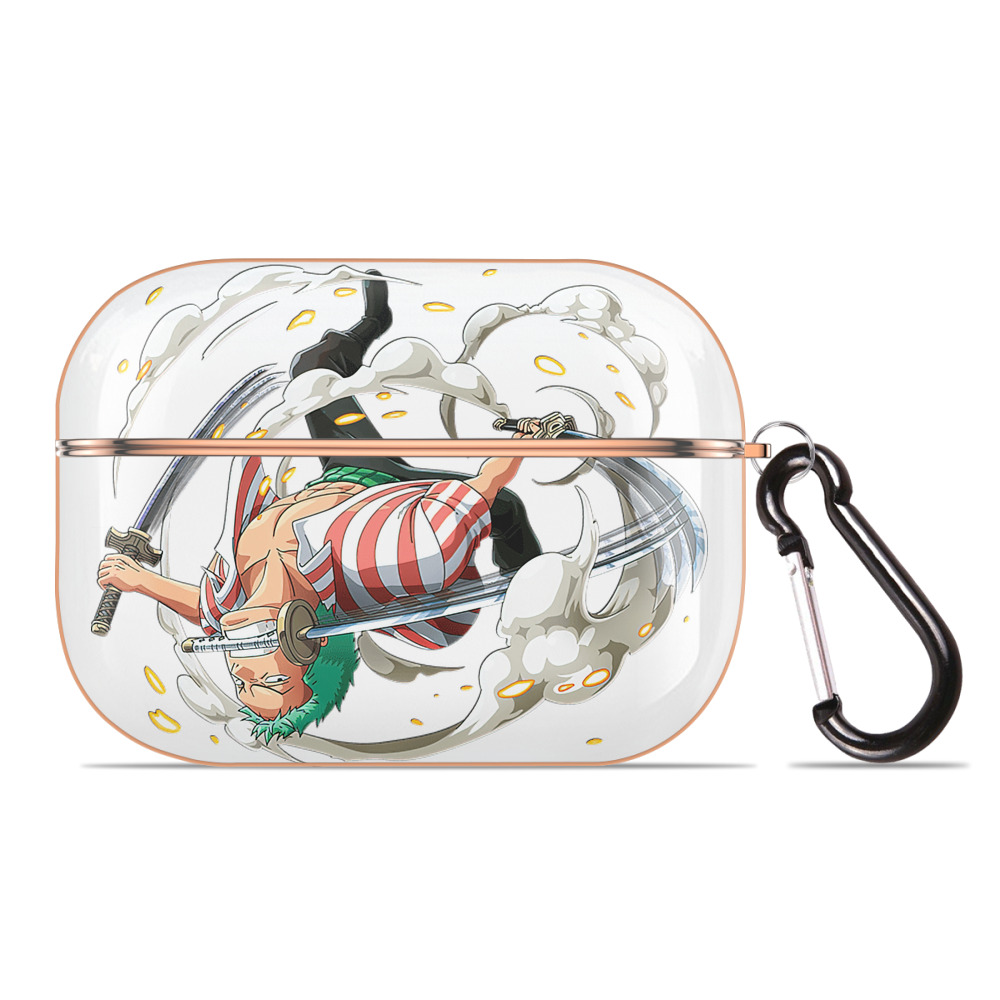 ワンピース ロロノア・ゾロ ONE PIECE Roronoa Zoro 【AirPods Pro用】ハードシェル保護ケース｜耐衝撃・防指紋・カラビナ付き商品仕様
