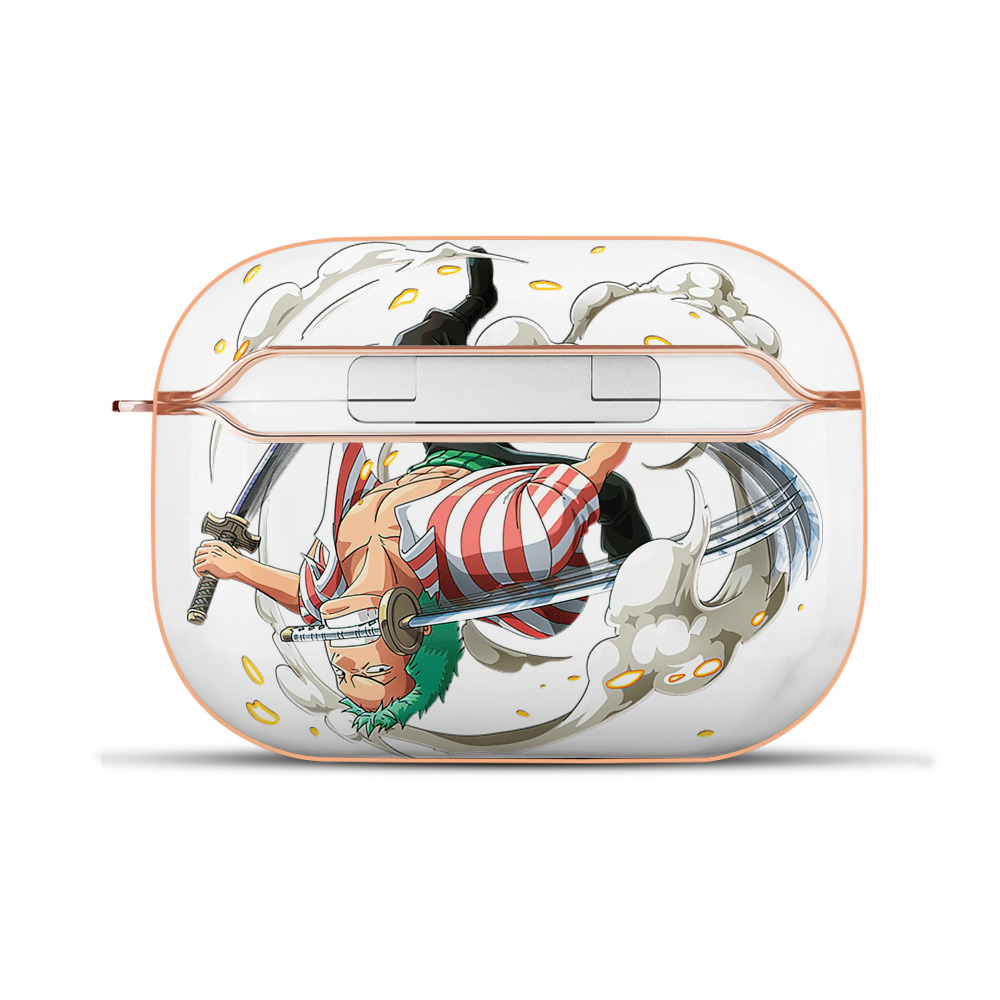 ワンピース ロロノア・ゾロ ONE PIECE Roronoa Zoro 【AirPods Pro用】ハードシェル保護ケース｜耐衝撃・防指紋・カラビナ付き商品仕様