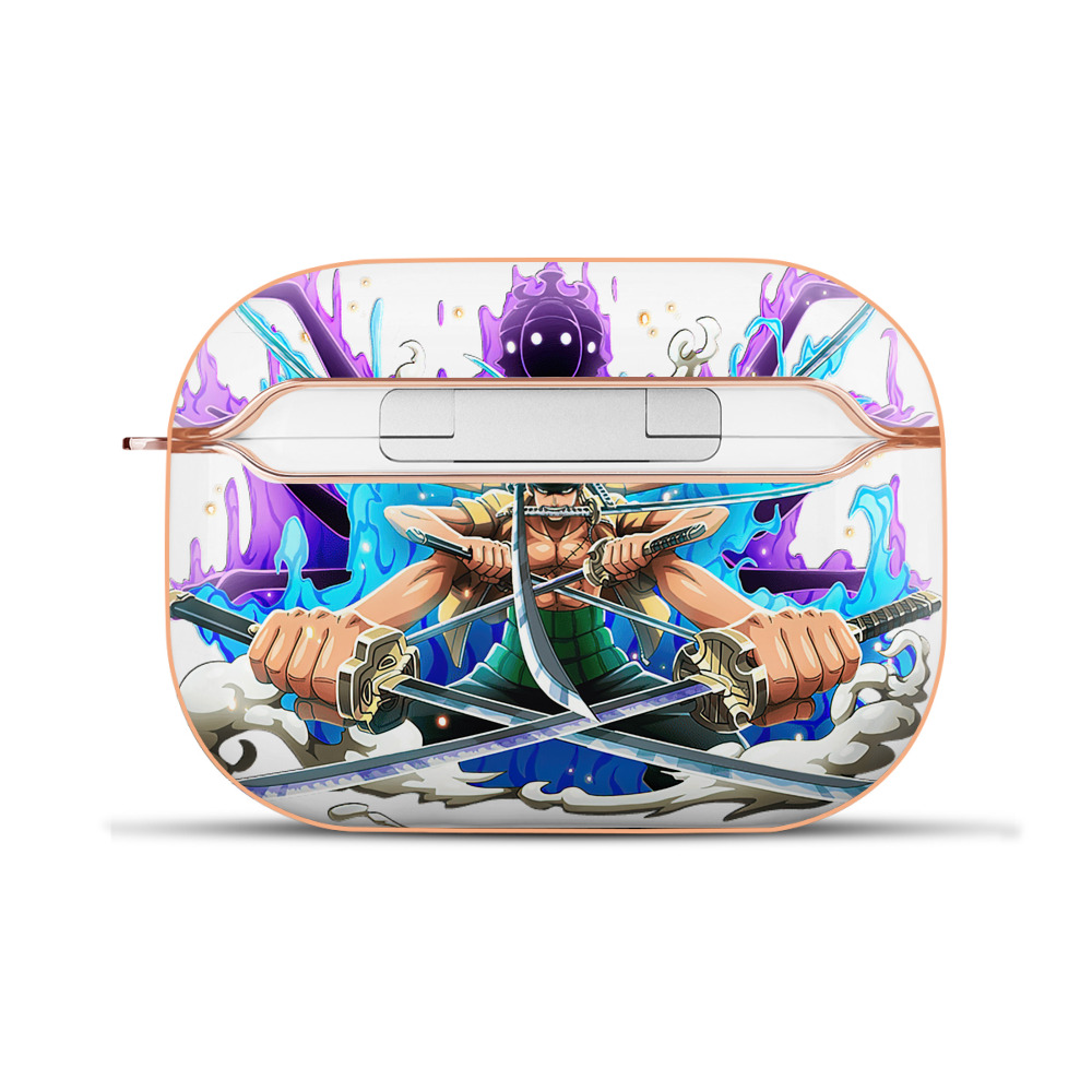 ワンピース ロロノア・ゾロ ONE PIECE Roronoa Zoro 【AirPods Pro用】ハードシェル保護ケース｜耐衝撃・防指紋・カラビナ付き商品仕様