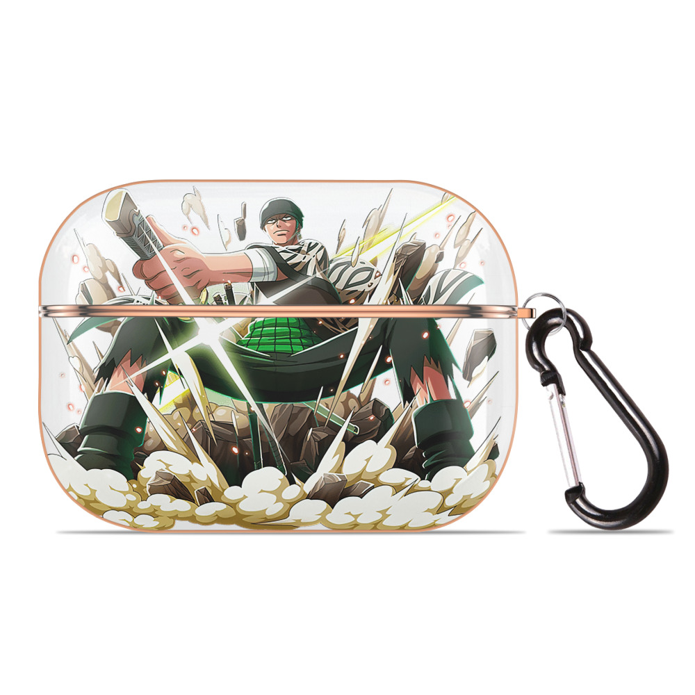 ワンピース ロロノア・ゾロ ONE PIECE Roronoa Zoro 【AirPods Pro用】ハードシェル保護ケース｜耐衝撃・防指紋・カラビナ付き商品仕様