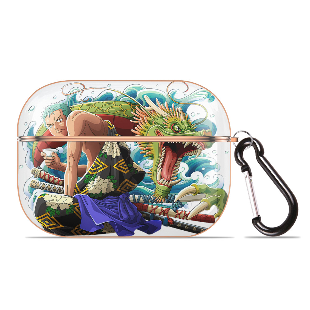 ワンピース ロロノア・ゾロ ONE PIECE Roronoa Zoro 【AirPods Pro用】ハードシェル保護ケース｜耐衝撃・防指紋・カラビナ付き商品仕様