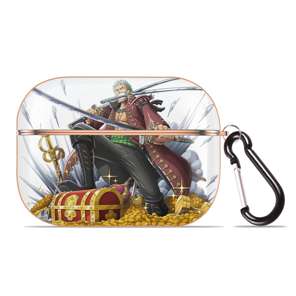 ワンピース ロロノア・ゾロ ONE PIECE Roronoa Zoro 【AirPods Pro用】ハードシェル保護ケース｜耐衝撃・防指紋・カラビナ付き商品仕様