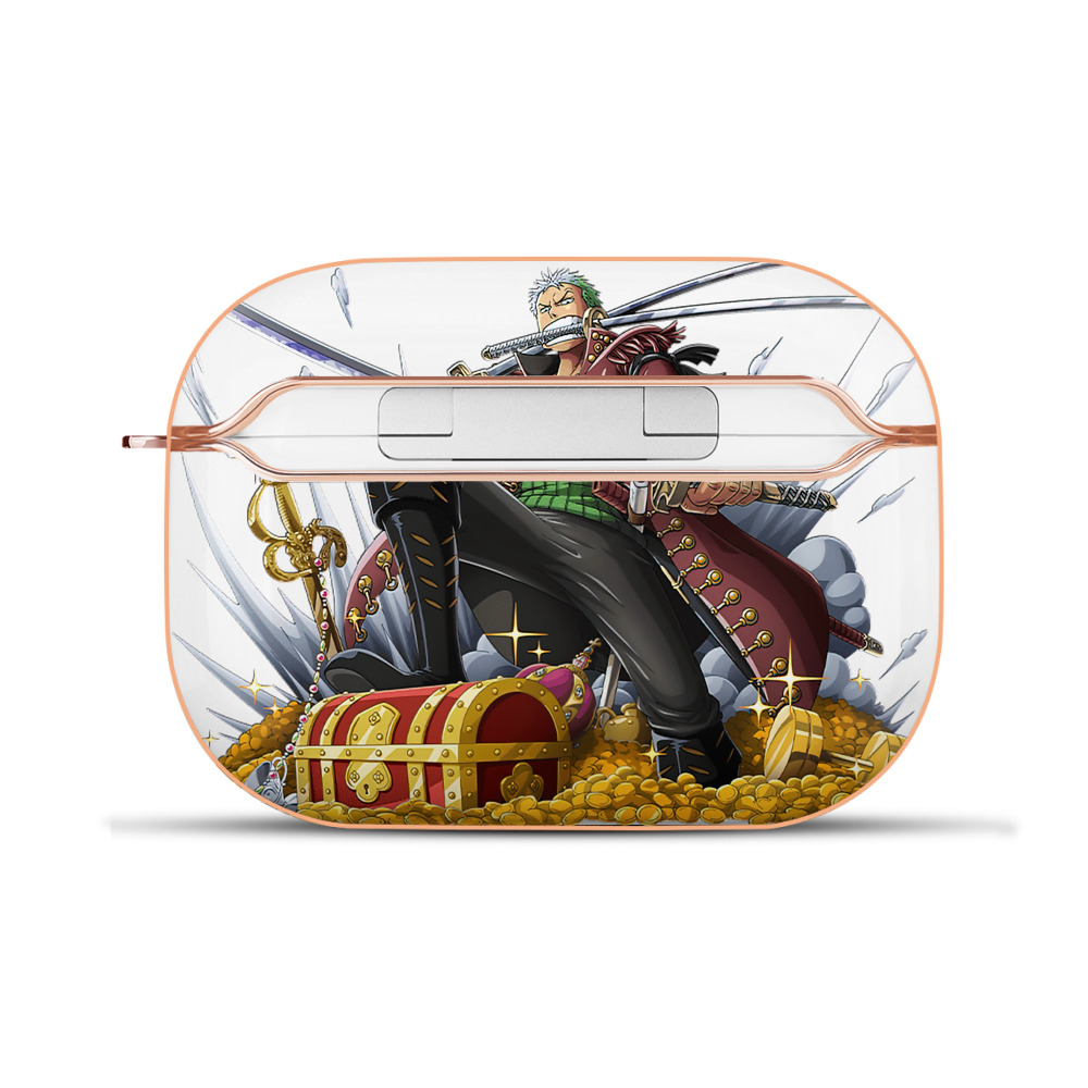 ワンピース ロロノア・ゾロ ONE PIECE Roronoa Zoro 【AirPods Pro用】ハードシェル保護ケース｜耐衝撃・防指紋・カラビナ付き商品仕様