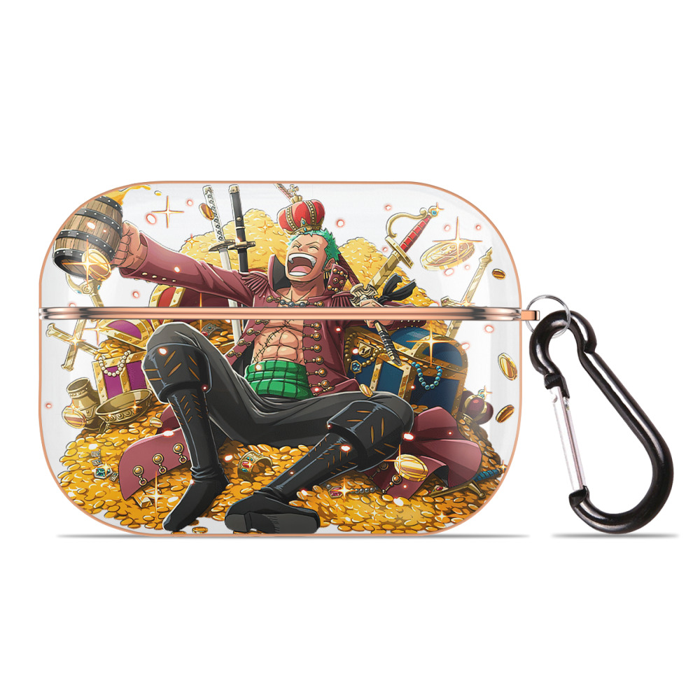 ワンピース ロロノア・ゾロ ONE PIECE Roronoa Zoro 【AirPods Pro用】ハードシェル保護ケース｜耐衝撃・防指紋・カラビナ付き商品仕様