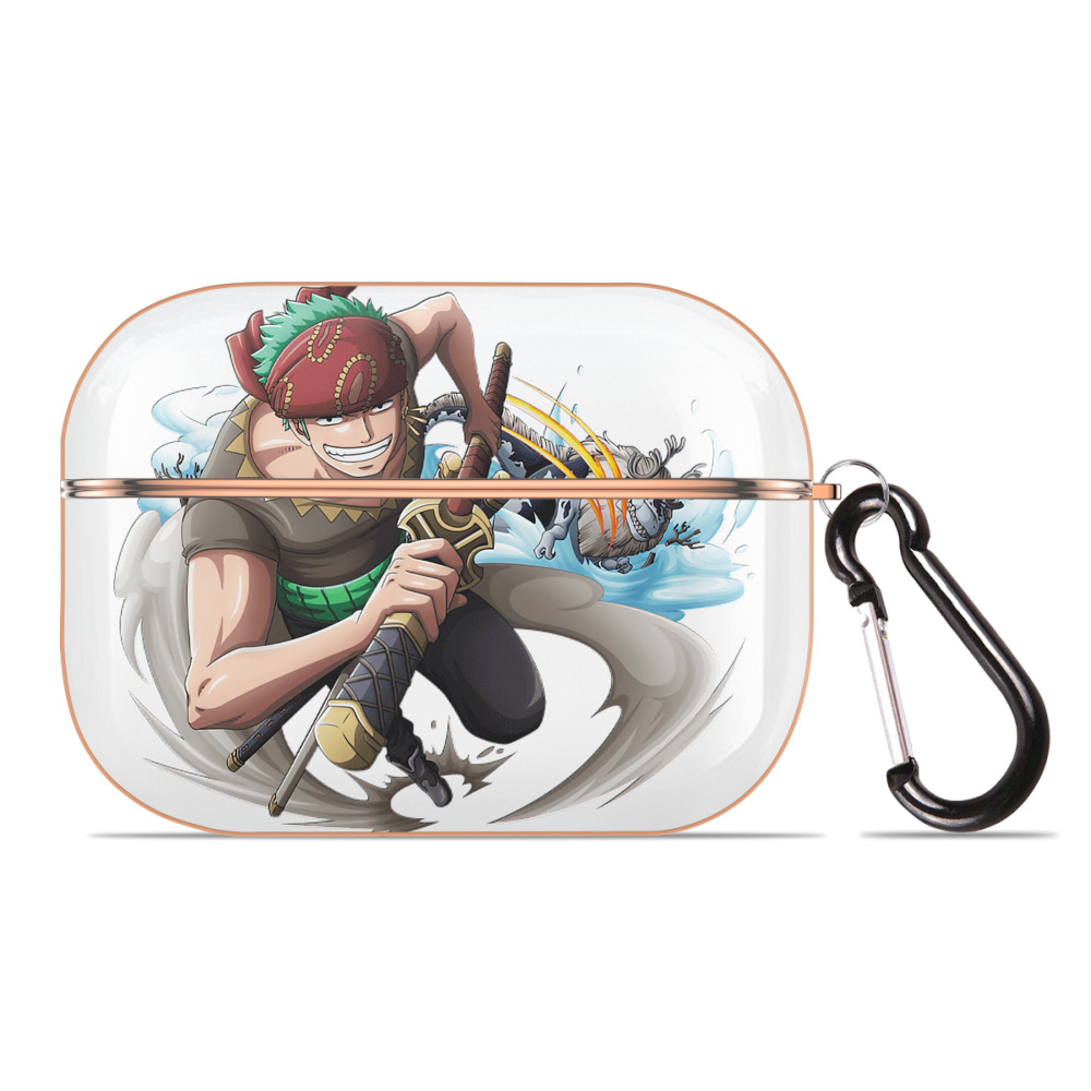 ワンピース ロロノア・ゾロ ONE PIECE Roronoa Zoro 【AirPods Pro用】ハードシェル保護ケース｜耐衝撃・防指紋・カラビナ付き商品仕様