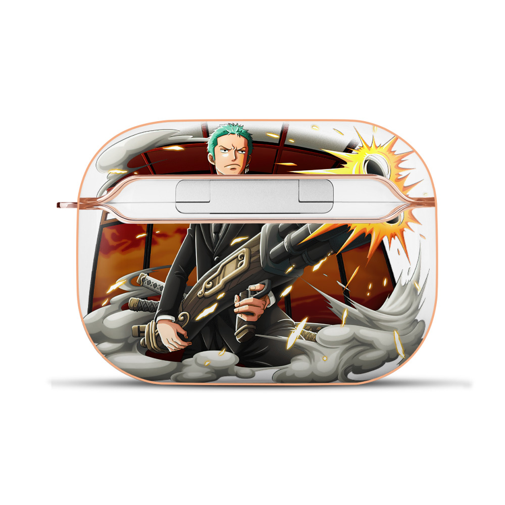 ワンピース ロロノア・ゾロ ONE PIECE Roronoa Zoro 【AirPods Pro用】ハードシェル保護ケース｜耐衝撃・防指紋・カラビナ付き商品仕様