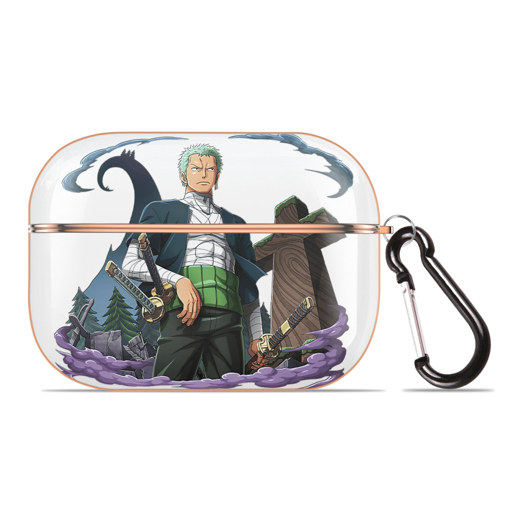 ワンピース ロロノア・ゾロ ONE PIECE Roronoa Zoro 【AirPods Pro用】ハードシェル保護ケース｜耐衝撃・防指紋・カラビナ付き商品仕様