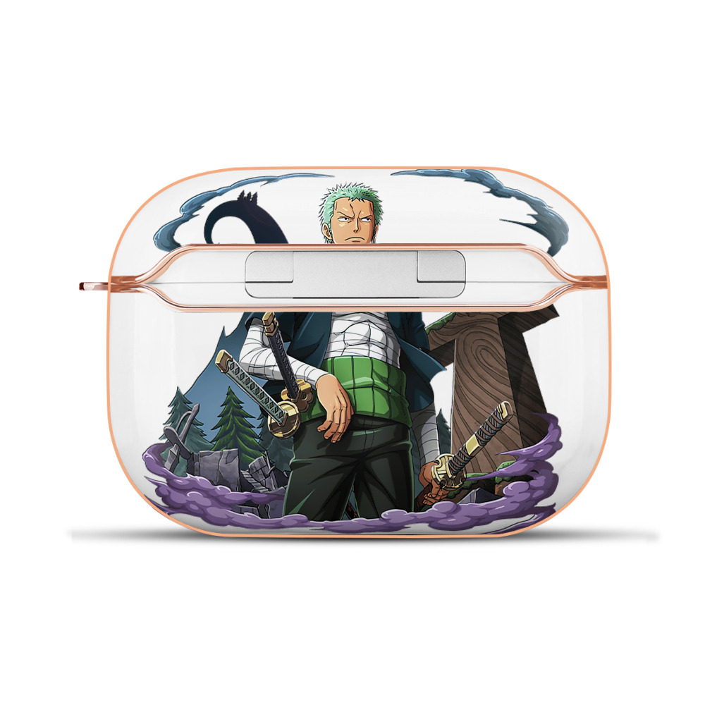 ワンピース ロロノア・ゾロ ONE PIECE Roronoa Zoro 【AirPods Pro用】ハードシェル保護ケース｜耐衝撃・防指紋・カラビナ付き商品仕様