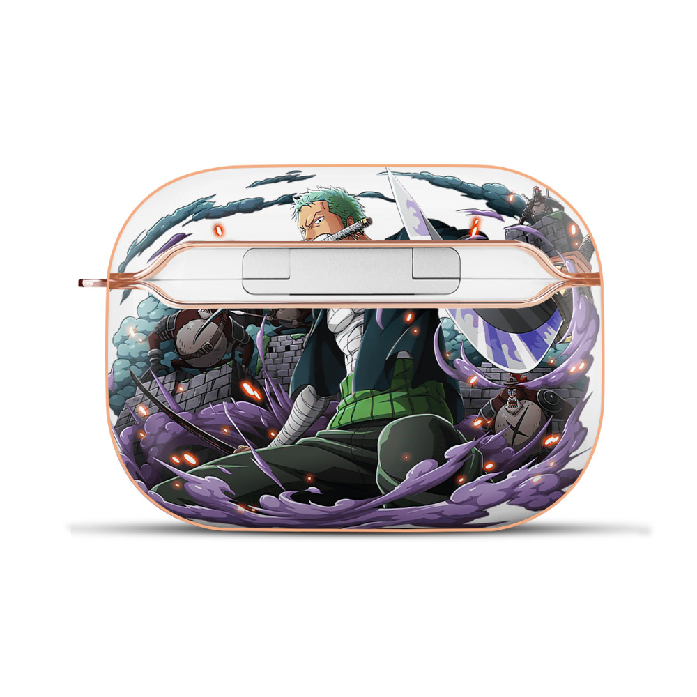 ワンピース ロロノア・ゾロ ONE PIECE Roronoa Zoro 【AirPods Pro用】ハードシェル保護ケース｜耐衝撃・防指紋・カラビナ付き商品仕様