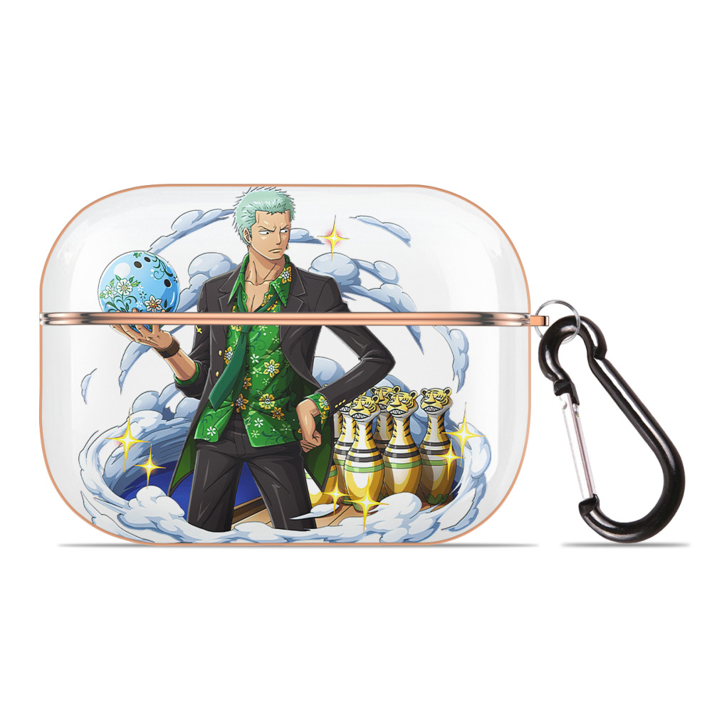 ワンピース ロロノア・ゾロ ONE PIECE Roronoa Zoro 【AirPods Pro用】ハードシェル保護ケース｜耐衝撃・防指紋・カラビナ付き商品仕様