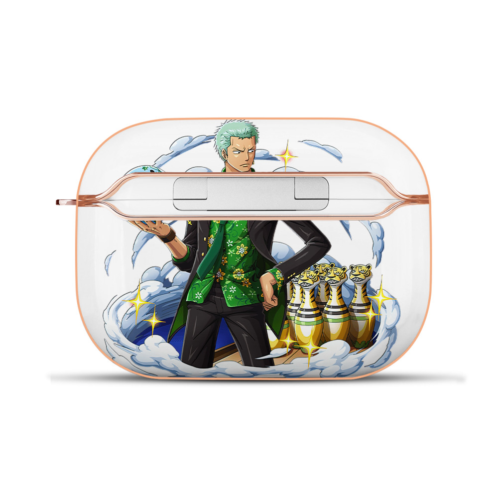 ワンピース ロロノア・ゾロ ONE PIECE Roronoa Zoro 【AirPods Pro用】ハードシェル保護ケース｜耐衝撃・防指紋・カラビナ付き商品仕様