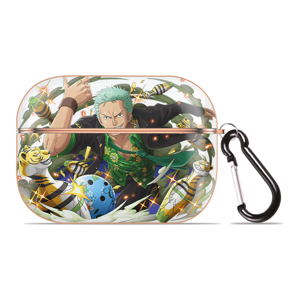 ワンピース ロロノア・ゾロ ONE PIECE Roronoa Zoro 【AirPods Pro用】ハードシェル保護ケース｜耐衝撃・防指紋・カラビナ付き商品仕様