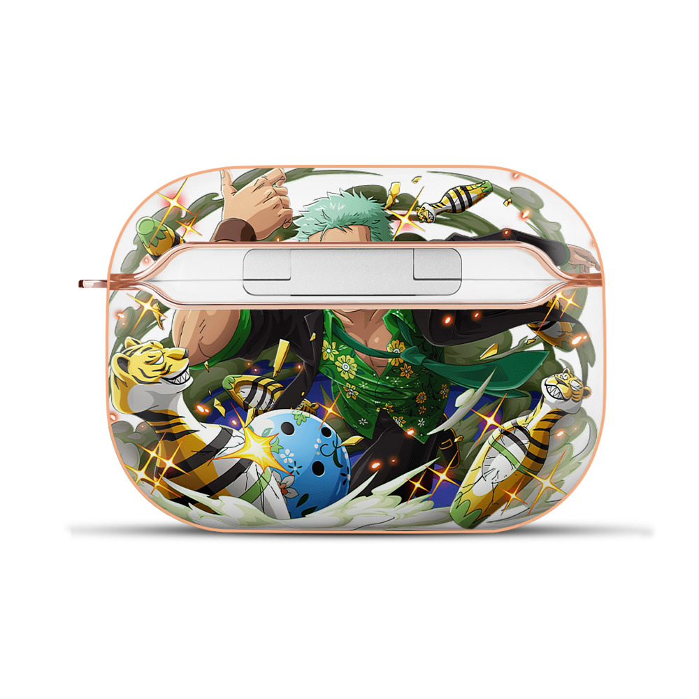 ワンピース ロロノア・ゾロ ONE PIECE Roronoa Zoro 【AirPods Pro用】ハードシェル保護ケース｜耐衝撃・防指紋・カラビナ付き商品仕様