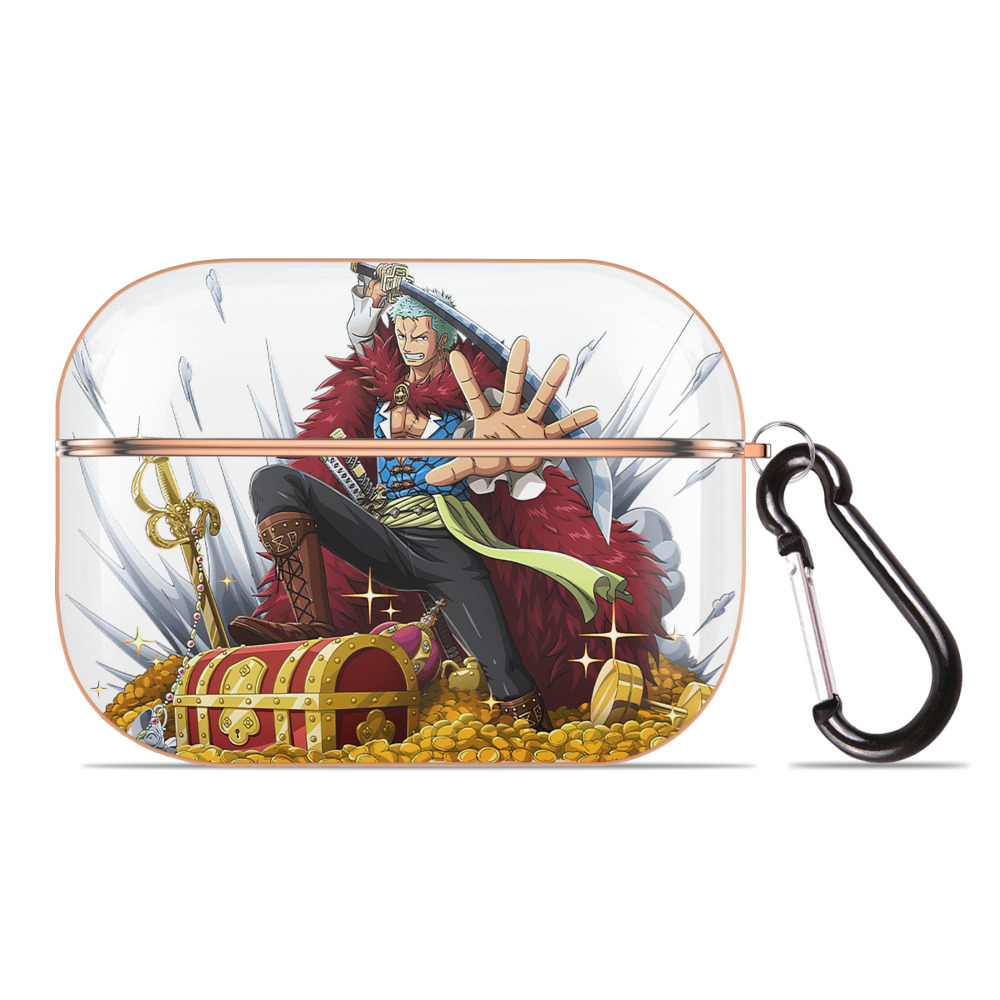 ワンピース ロロノア・ゾロ ONE PIECE Roronoa Zoro 【AirPods Pro用】ハードシェル保護ケース｜耐衝撃・防指紋・カラビナ付き商品仕様