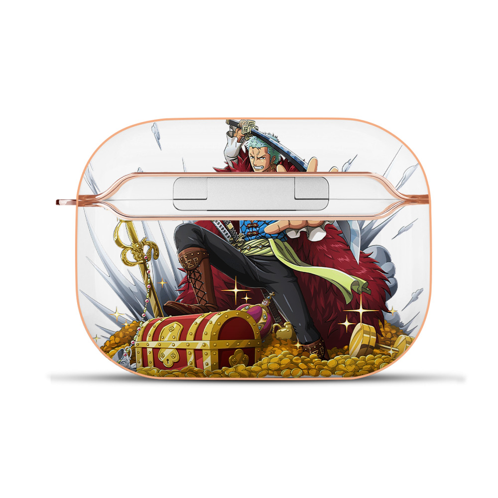 ワンピース ロロノア・ゾロ ONE PIECE Roronoa Zoro 【AirPods Pro用】ハードシェル保護ケース｜耐衝撃・防指紋・カラビナ付き商品仕様