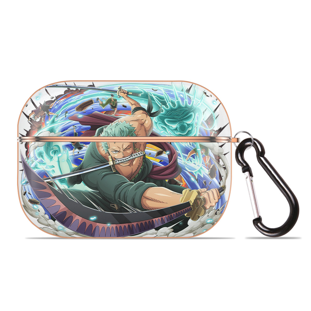 ワンピース ロロノア・ゾロ ONE PIECE Roronoa Zoro 【AirPods Pro用】ハードシェル保護ケース｜耐衝撃・防指紋・カラビナ付き商品仕様