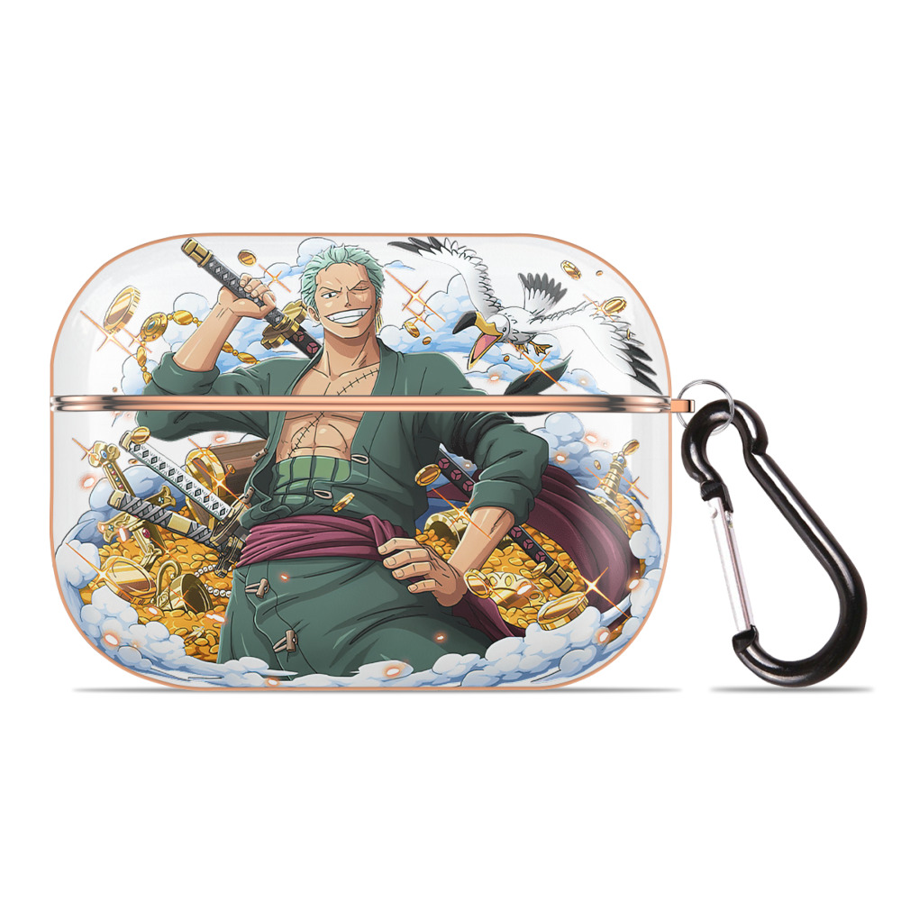 ワンピース ロロノア・ゾロ ONE PIECE Roronoa Zoro 【AirPods Pro用】ハードシェル保護ケース｜耐衝撃・防指紋・カラビナ付き商品仕様