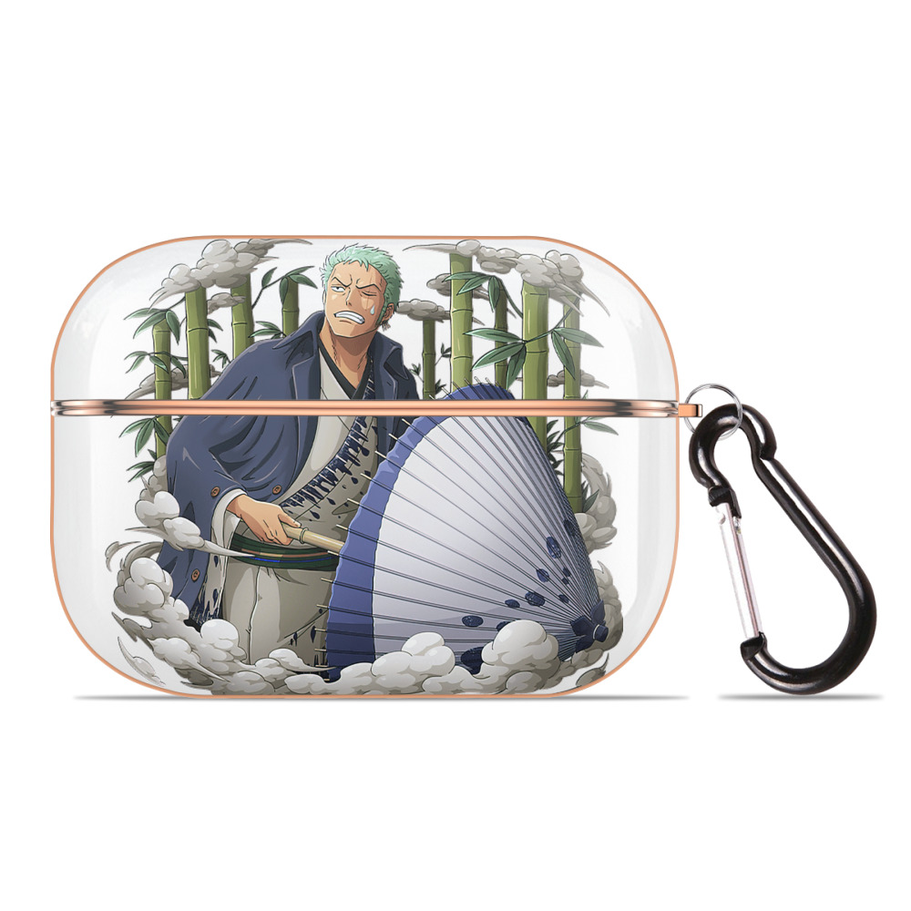 ワンピース ロロノア・ゾロ ONE PIECE Roronoa Zoro 【AirPods Pro用】ハードシェル保護ケース｜耐衝撃・防指紋・カラビナ付き商品仕様