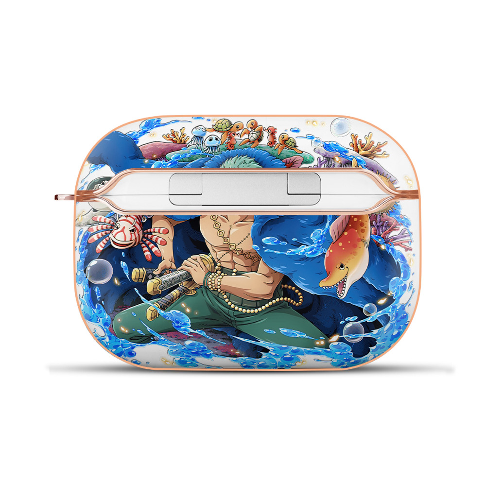ワンピース ロロノア・ゾロ ONE PIECE Roronoa Zoro 【AirPods Pro用】ハードシェル保護ケース｜耐衝撃・防指紋・カラビナ付き商品仕様