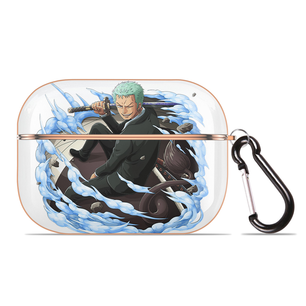 ワンピース ロロノア・ゾロ ONE PIECE Roronoa Zoro 【AirPods Pro用】ハードシェル保護ケース｜耐衝撃・防指紋・カラビナ付き商品仕様