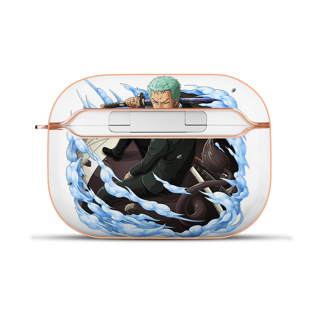 ワンピース ロロノア・ゾロ ONE PIECE Roronoa Zoro 【AirPods Pro用】ハードシェル保護ケース｜耐衝撃・防指紋・カラビナ付き商品仕様