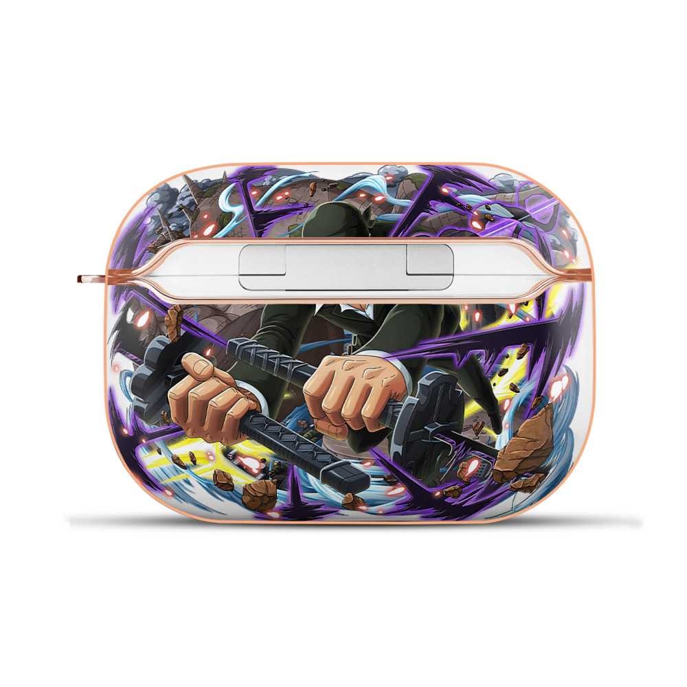ワンピース ロロノア・ゾロ ONE PIECE Roronoa Zoro 【AirPods Pro用】ハードシェル保護ケース｜耐衝撃・防指紋・カラビナ付き商品仕様