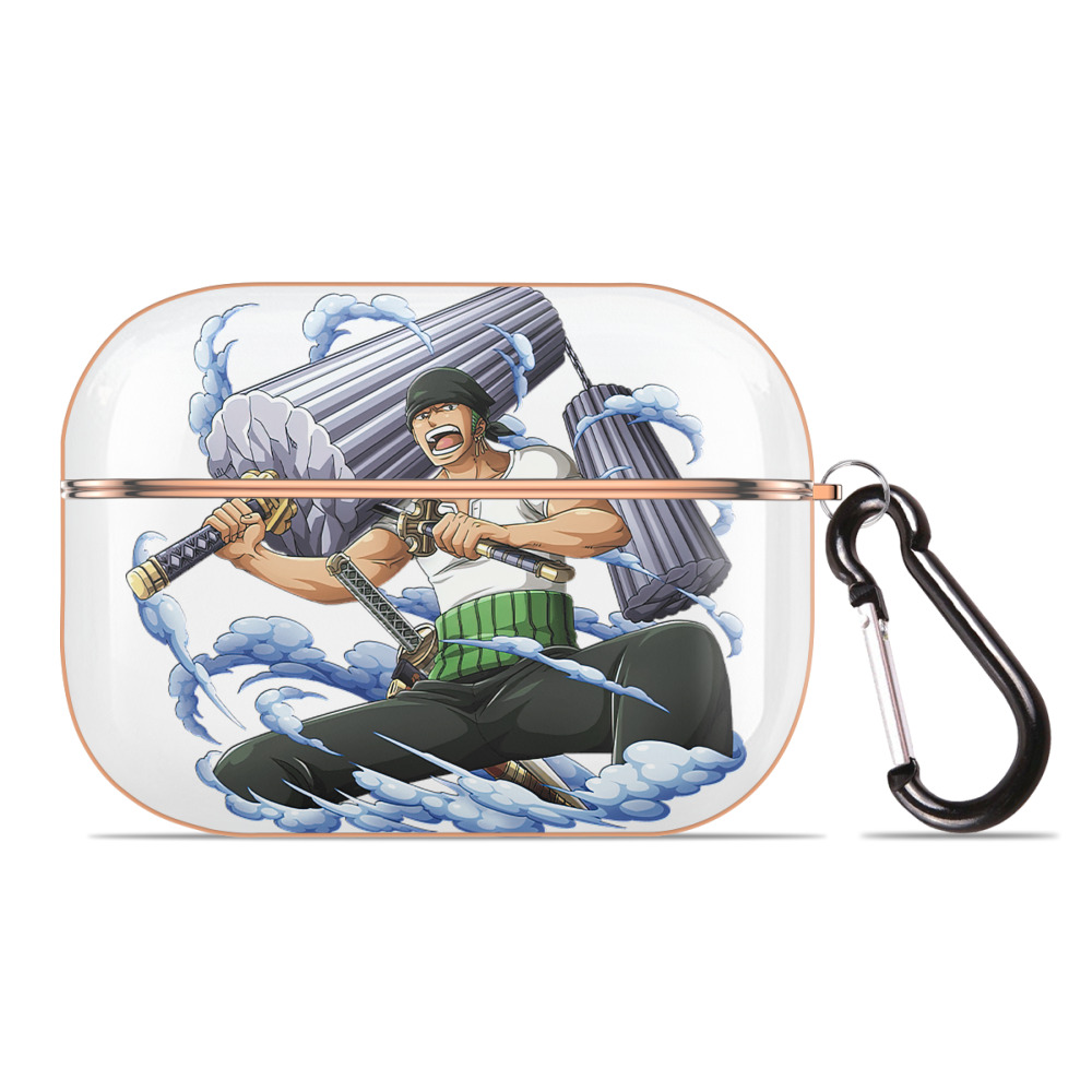 ワンピース ロロノア・ゾロ ONE PIECE Roronoa Zoro 【AirPods Pro用】ハードシェル保護ケース｜耐衝撃・防指紋・カラビナ付き商品仕様