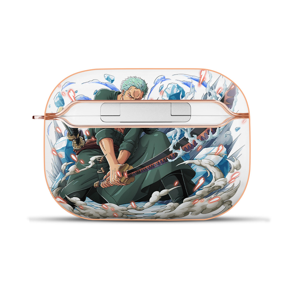 ワンピース ロロノア・ゾロ ONE PIECE Roronoa Zoro 【AirPods Pro用】ハードシェル保護ケース｜耐衝撃・防指紋・カラビナ付き商品仕様