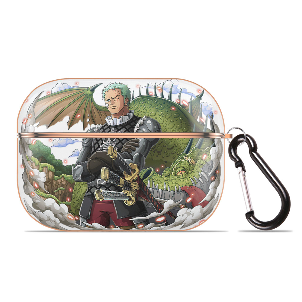 ワンピース ロロノア・ゾロ ONE PIECE Roronoa Zoro 【AirPods Pro用】ハードシェル保護ケース｜耐衝撃・防指紋・カラビナ付き商品仕様