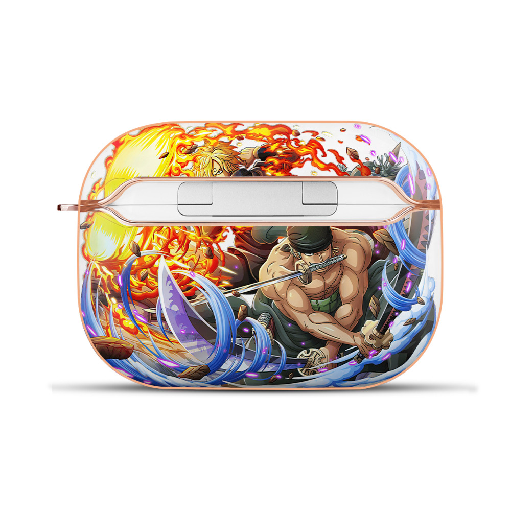 ワンピース ロロノア・ゾロ ONE PIECE Roronoa Zoro 【AirPods Pro用】ハードシェル保護ケース｜耐衝撃・防指紋・カラビナ付き商品仕様